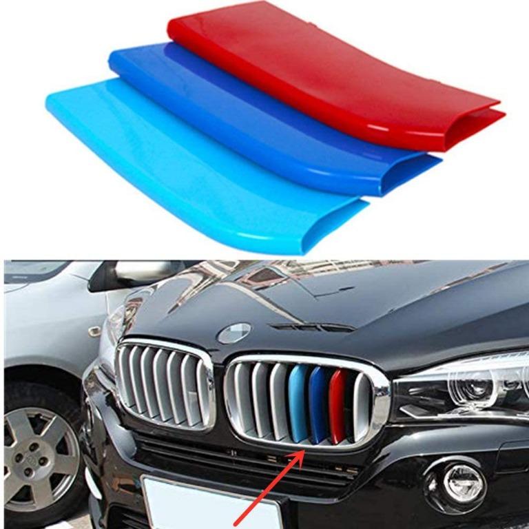 Speechn M-colored Stripe Grille Insert Trims For Bmw Accessories