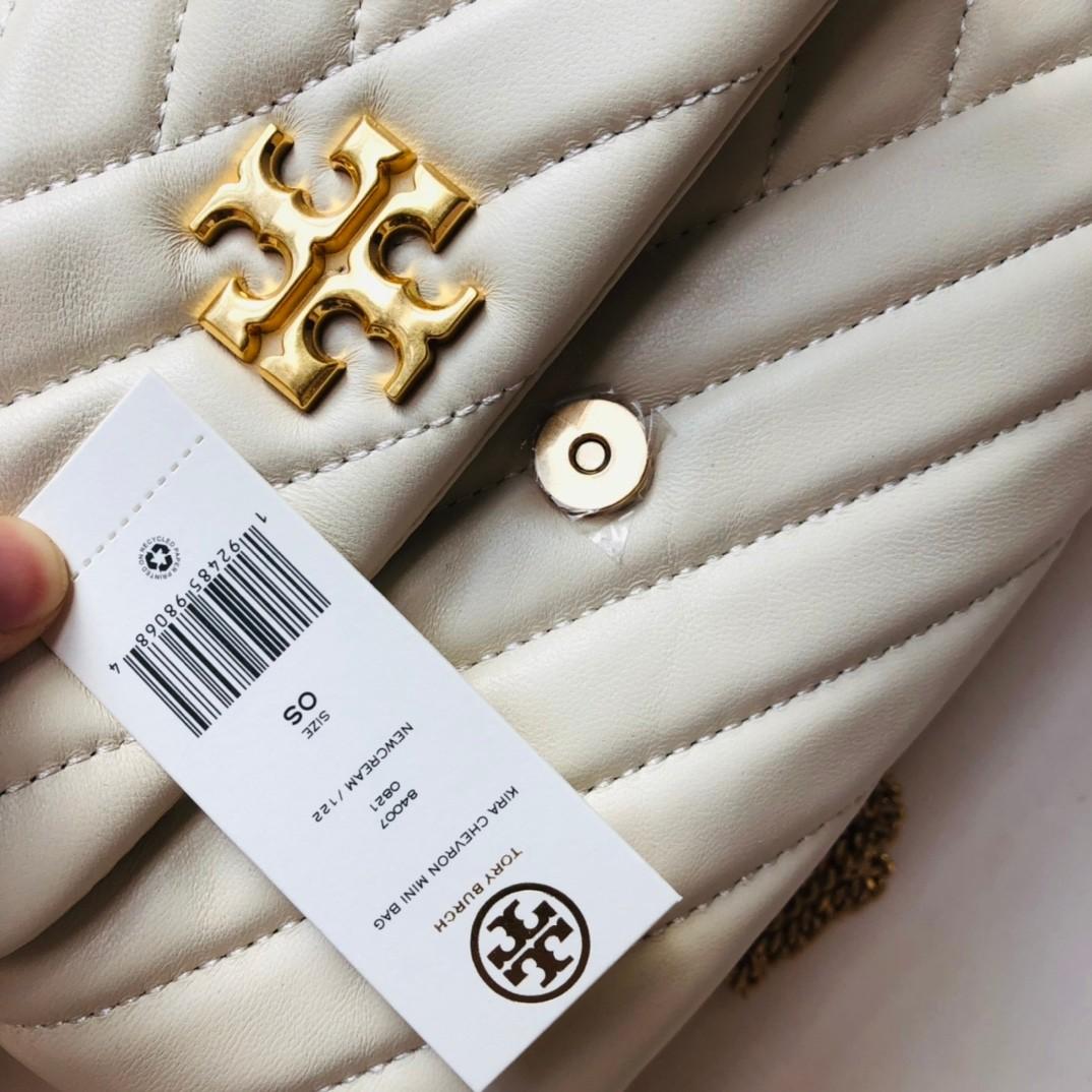 Tory Burch Kira Chevron Mini Bag Unboxing and First Impressions 