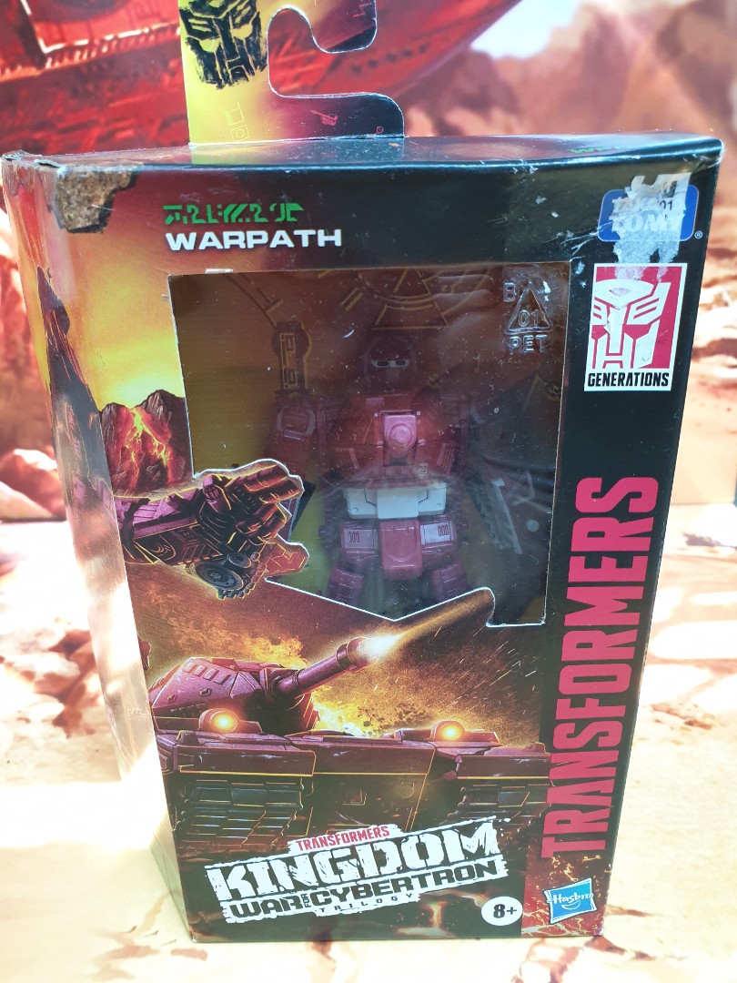 Transformers Kingdom Warpath siege earthrise war for cybertron studio