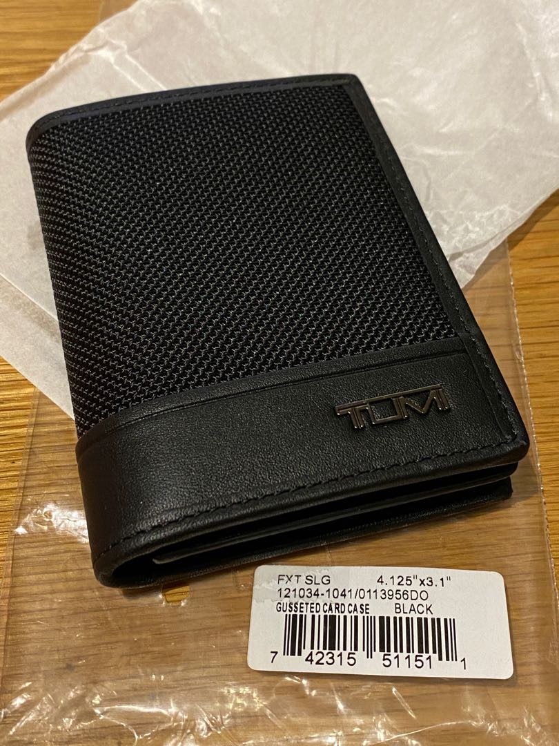 Gusseted card case wallet sale