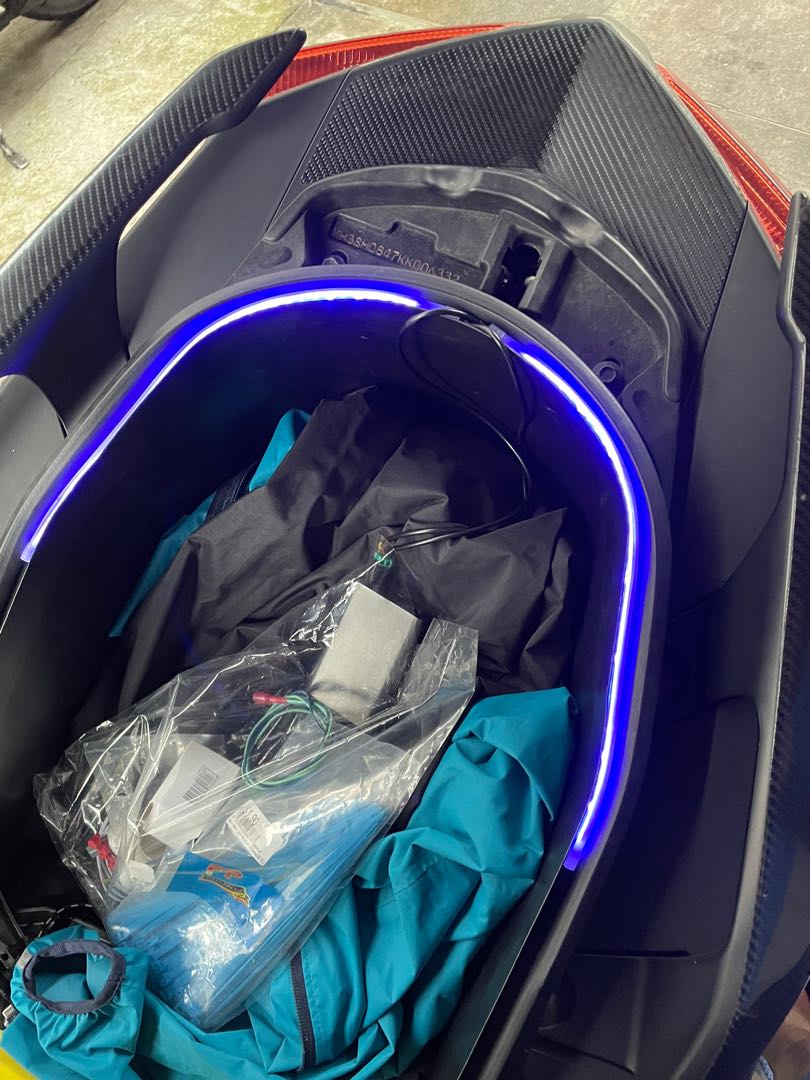 Under seat led light, Motorcycles, Motorcycle Accessories on Carousell