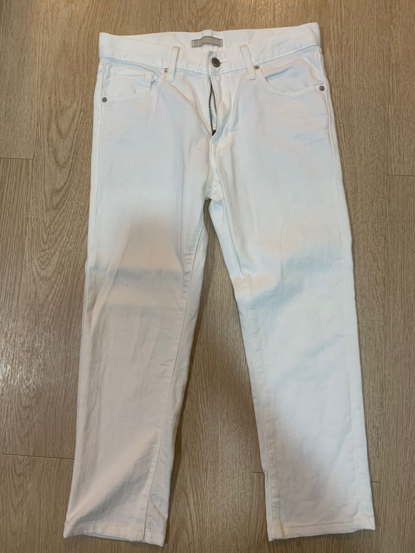 Uniqlo white chinos 2025