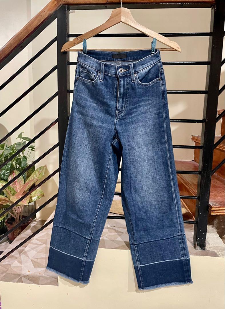 Uniqlo Wide jeans, Women's Fashion 