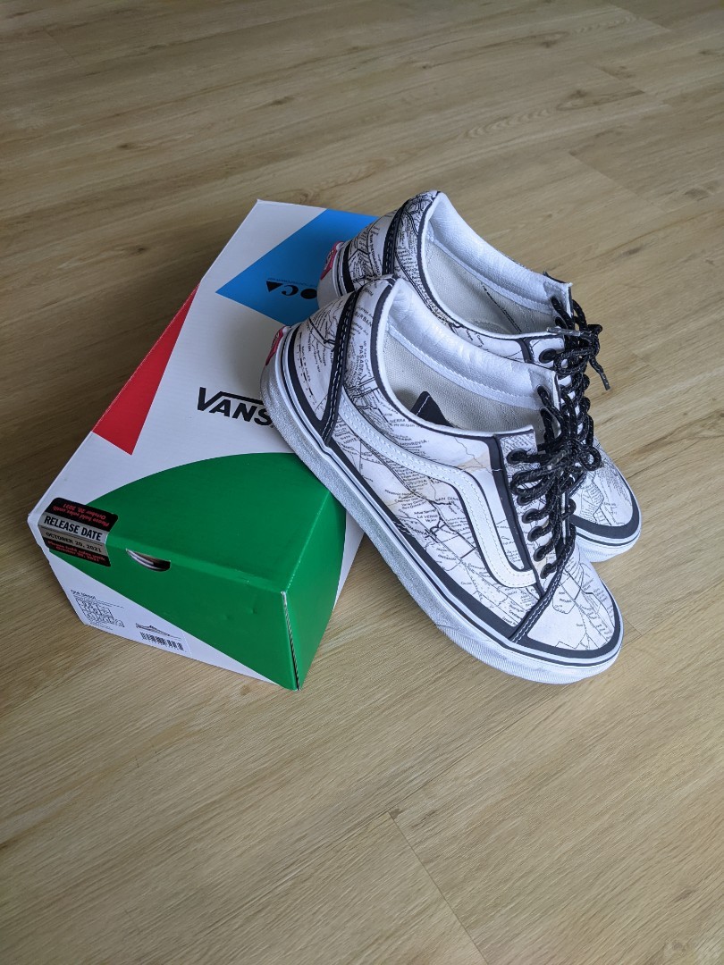 Vans X Moca old school, Men's Fashion, Footwear, Sneakers on Carousell
