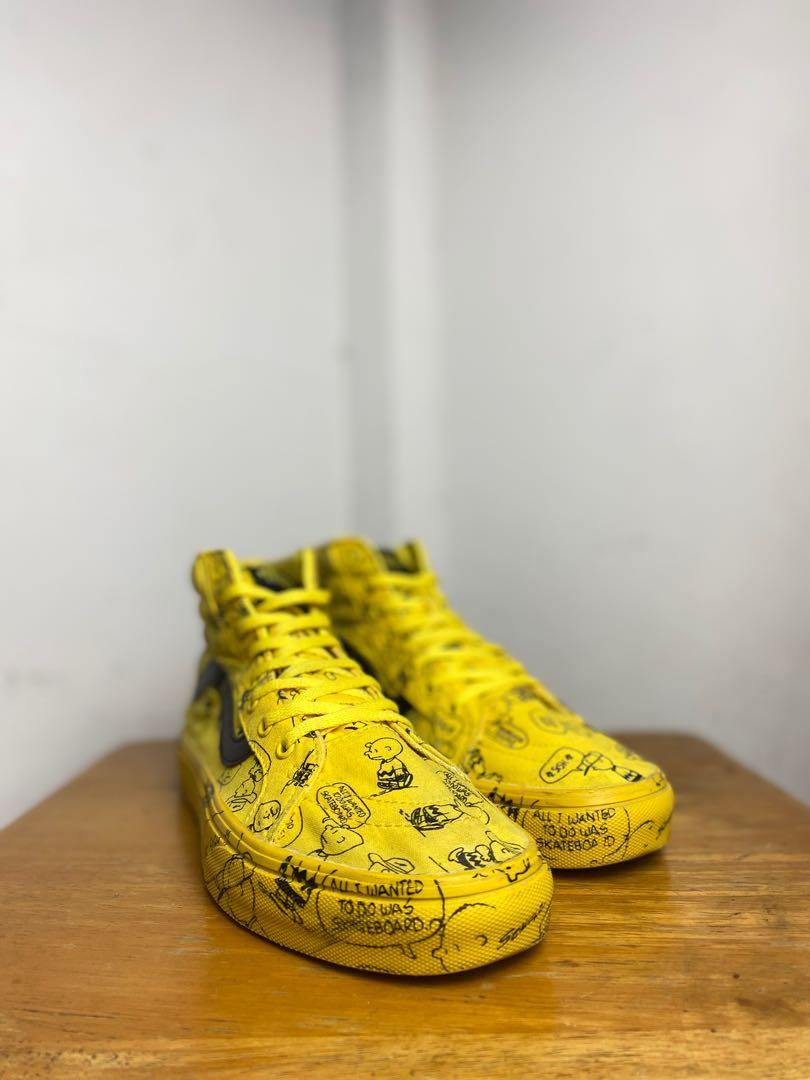 Vans old shop skool snoopy yellow