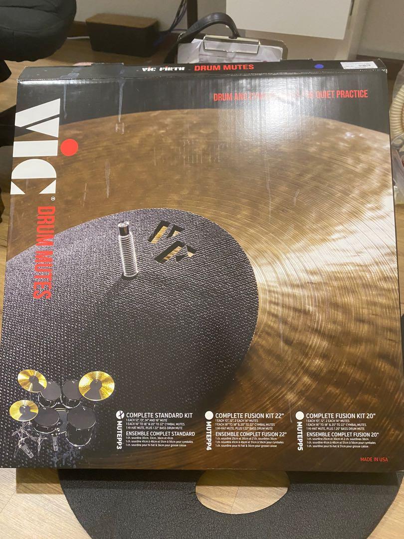 drum　drum　Musical　Toys,　Drum　on　Mesh　head　Instruments　Music　volume　Media,　for　Cymbal　Mutes　mute,　Hobbies　Firth　Vic　head　low　Remo　Silentstroke　Carousell