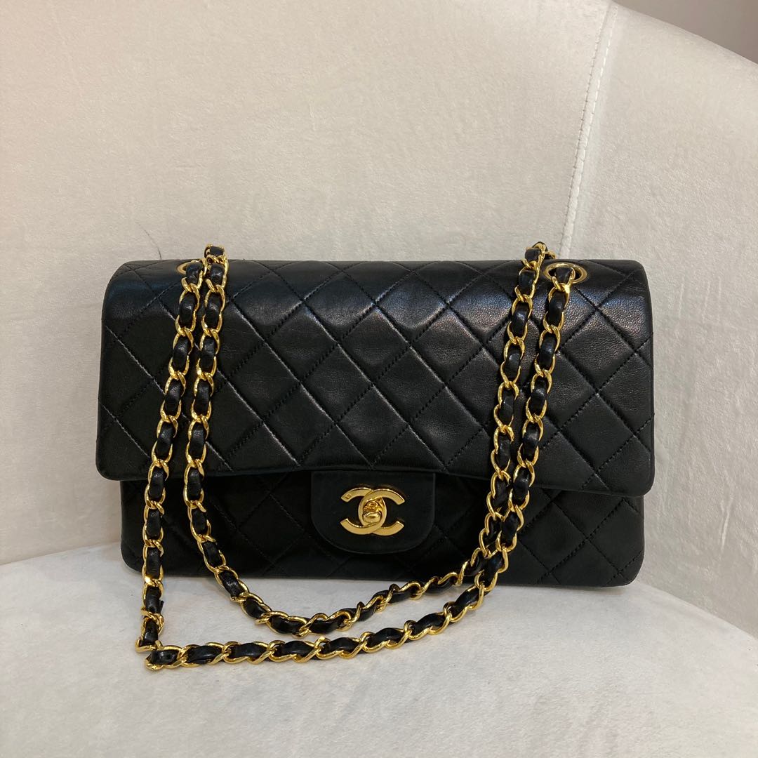 VINTAGE CHANEL CF MEDIUM GHW, Luxury, Bags & Wallets on Carousell