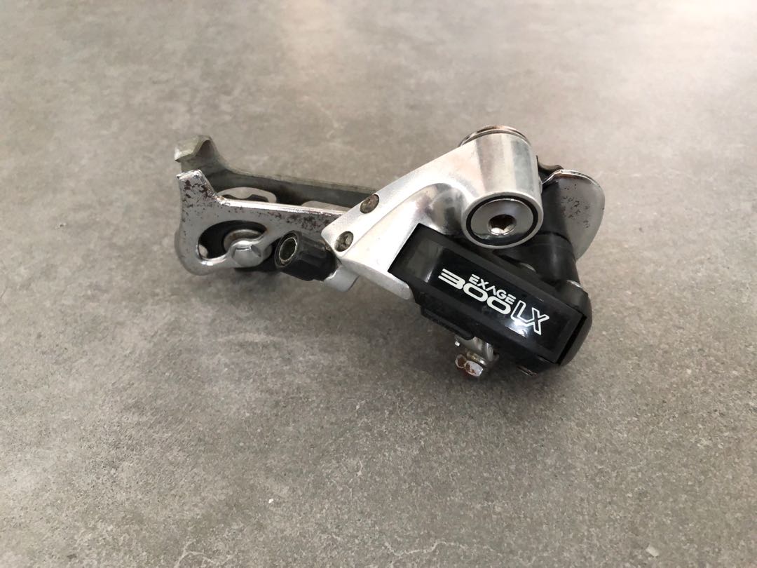 Dérailleur Arrière SHIMANO EXAGE 300LX LONG CAGE Neuf - Pour Vélo De Route/course, Argenté