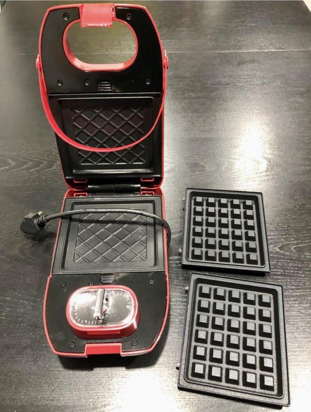 waffle maker removable plates