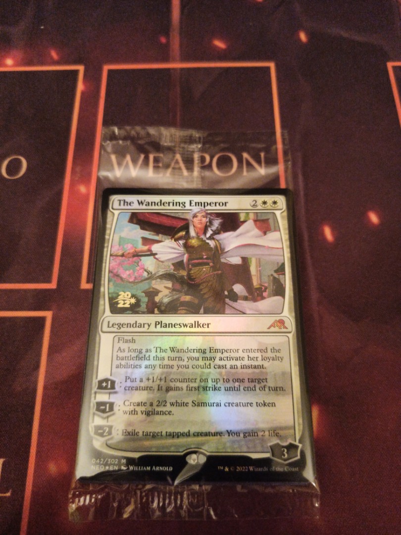 Wandering Emperor Sealed Promo Foil, Hobbies & Toys, Toys & Games on