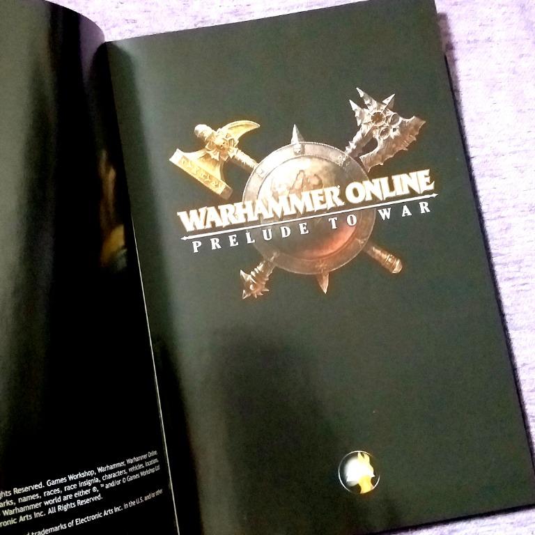 Warhammer Online: Prelude to War (Category: Storybooks) located in Pasig City. Submitted by thehungrymind (Listing ID 1154389158, Image 3). Description: Hardbound. Like new. More pictures available upon request..
