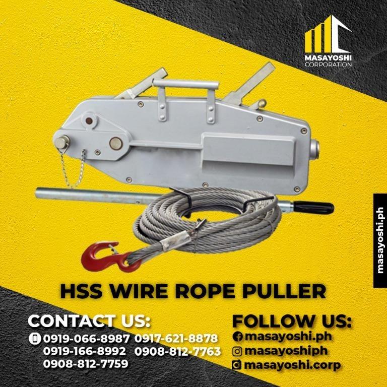Wire Rope Puller HSS Wire Rope Puller Lifting Lifter Lifting