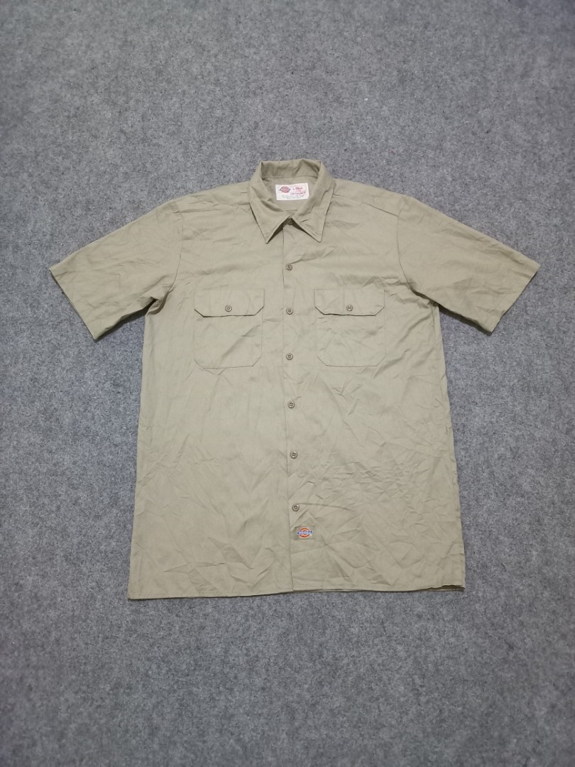 Work shirt dickies, Fesyen Pria 