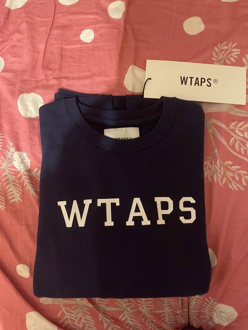 WTAPS 22SS ACADEMY SWEATER COPO NAVY M, 男裝, 上身及套裝, 衛衣