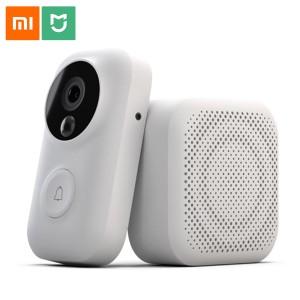 XIAOMI AI Security 720P Face Identification IR Night Vision Cloud Storage Motion Dectection SMS Video Push Two way Audio Video Door Bell Set