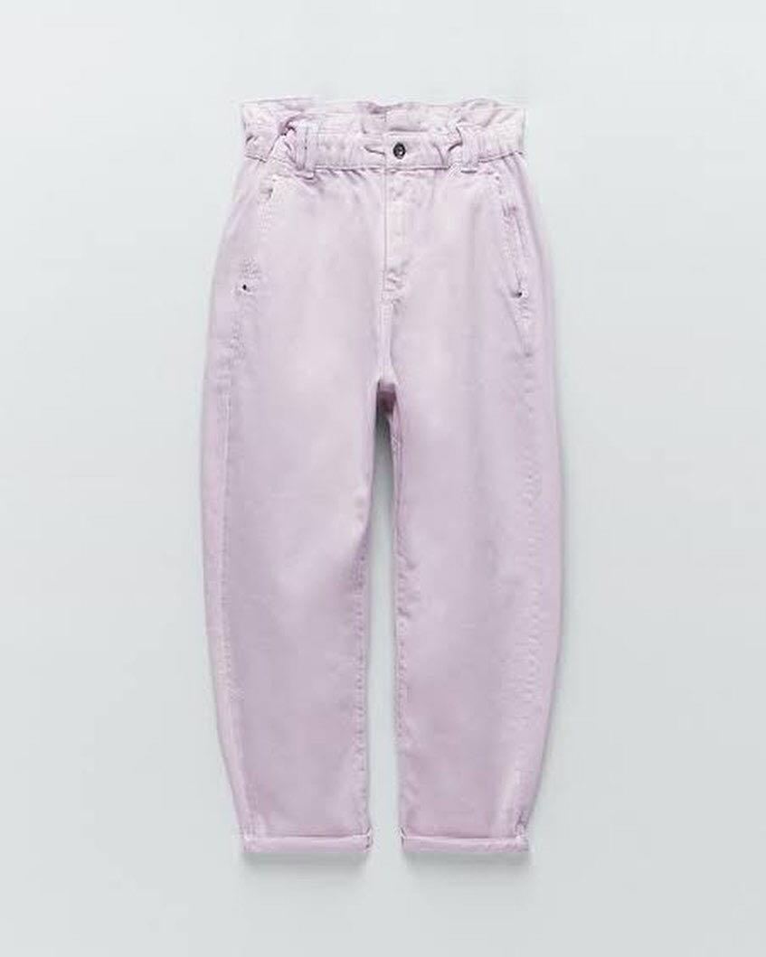 Zara lilac denim, Fesyen Wanita 