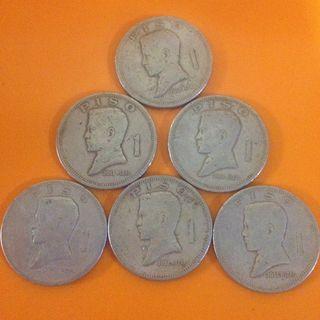 1972 Piso coins
