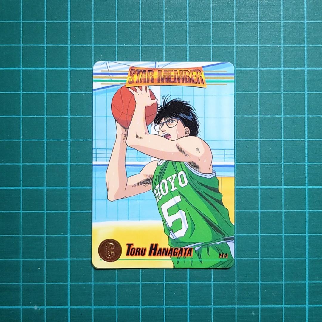 包郵 男兒當入樽白咭卡花形透翔陽5號slam Dunk Slamdunk 灌籃高手日版bandai 興趣及遊戲 玩具 遊戲類 Carousell