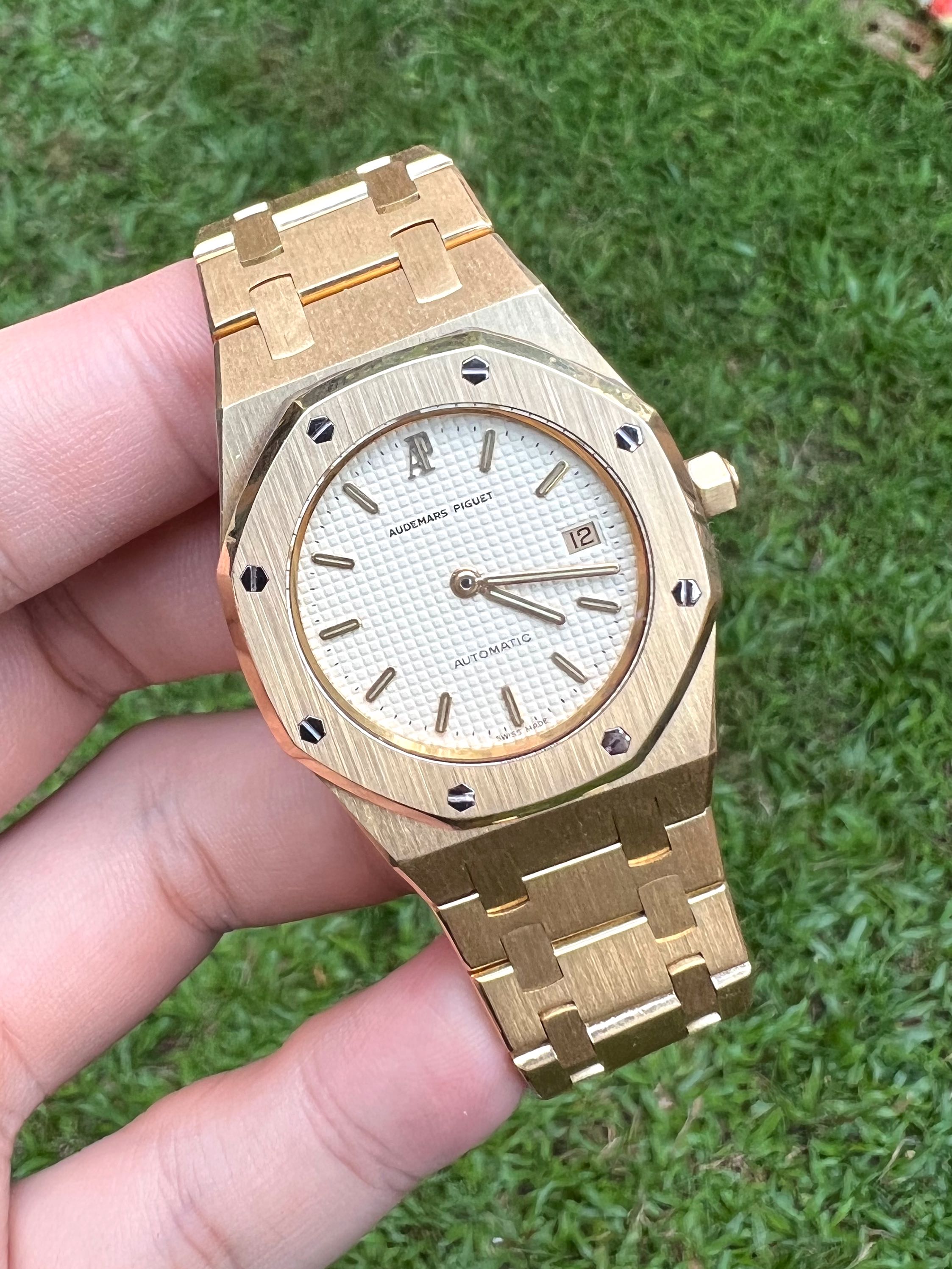 SOLD Audemars Piguet Royal Oak 14470BA 30mm Solid Gold Automatic