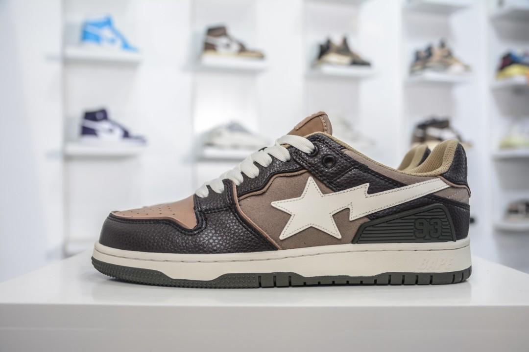 bape sk8sta brown