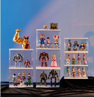 Acrylic Display Box Storage Shelf Organizer Rack for Action Toy Figurine Lego Collection