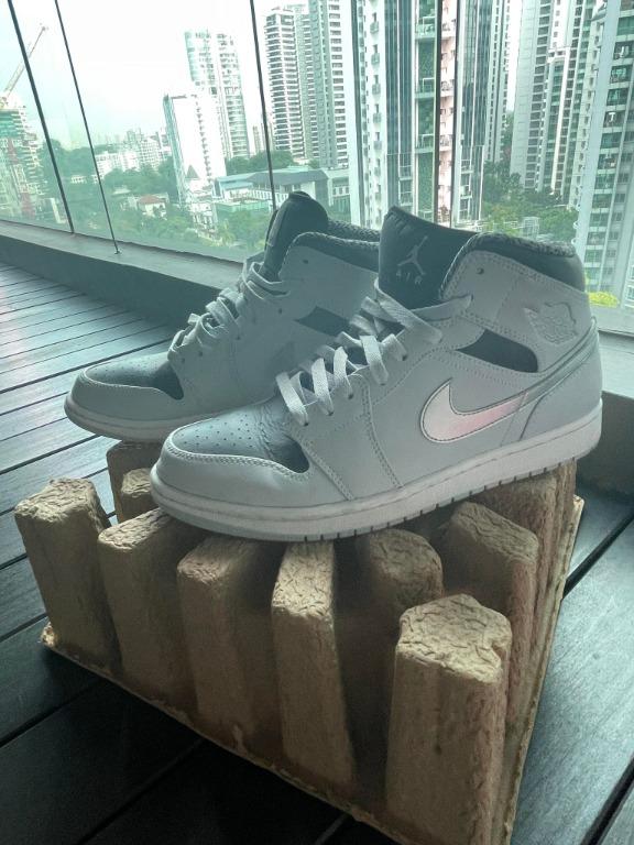 Jordan 1 mid pure platinum sales
