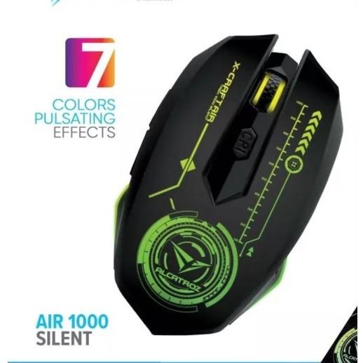 Alcatroz XCraft Air Trek 1000 Wireless Silent Gaming Mouse Pro Trek