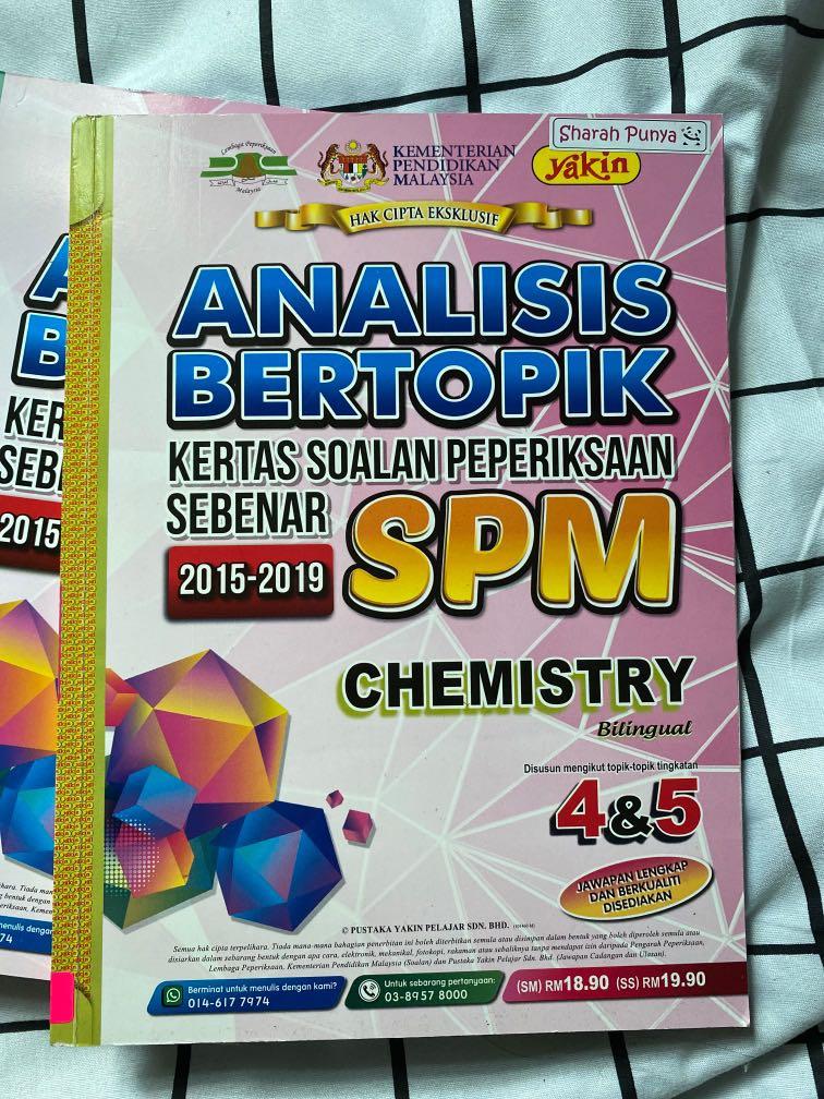 Analisis Bertopik Kertas Soalan Peperiksaan Sebenar Spm 2015 2019 Hobbies And Toys Books 