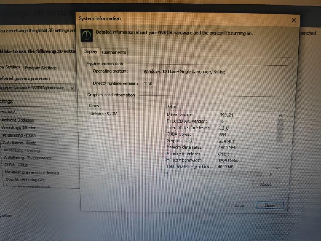 Asus 15.6 Laptop NVIDIA 920M Geforce Graphic Card Intel Core i3 4GB DDR3 RAM 500GB HDD