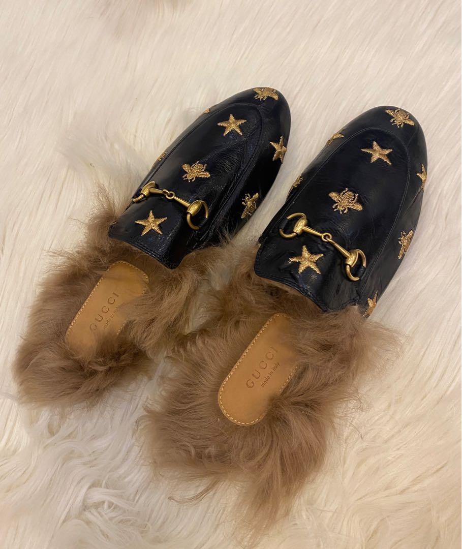 Gucci mules store bees and stars