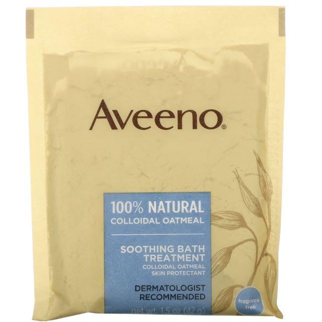 Aveeno colloidal oatmeal soothing bath treatment, Beauty & Personal