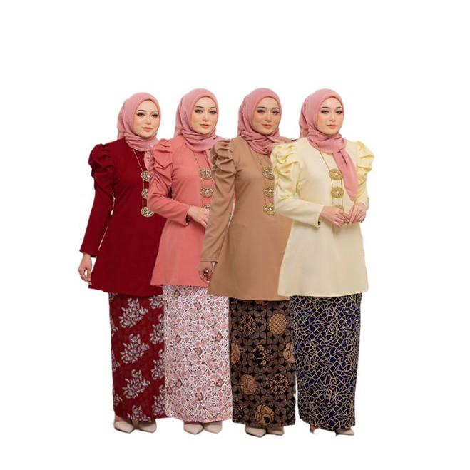 Baju Kurung Sets with Batik Modern 