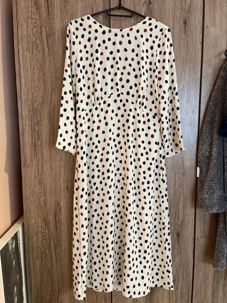 White polka dot dress h&m outlet
