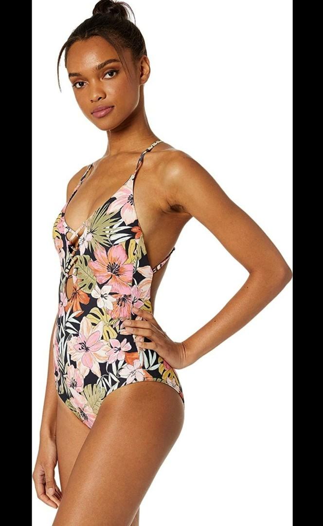 BILLABONG WILD TROPIC ONE PIECE SWIMSUIT, Women's Fashion, Swimwear