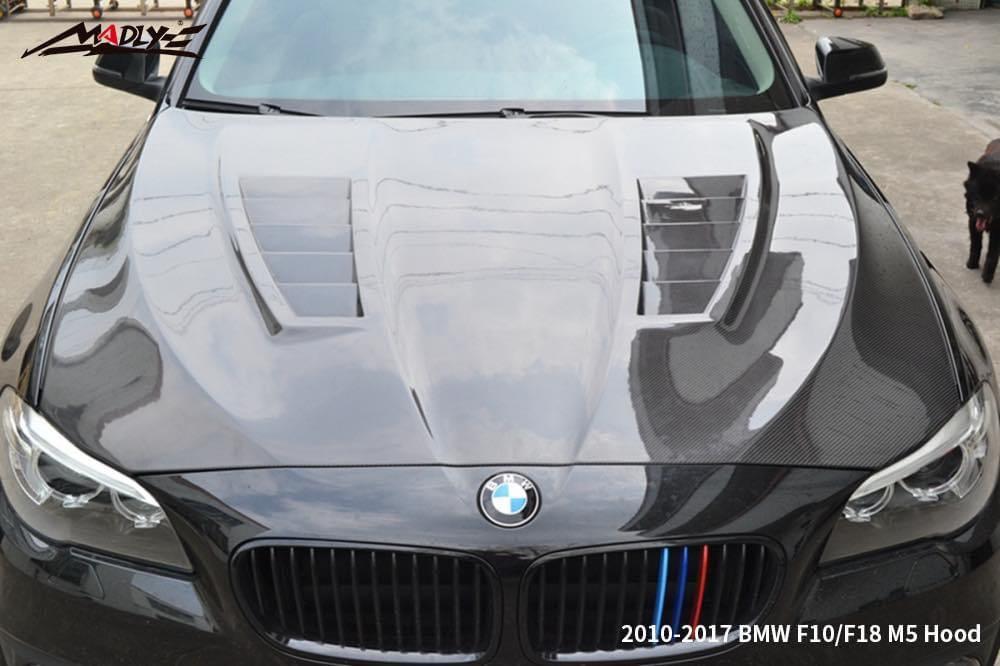BMW F10 2011-2016 M5 Vented carbon fiber front bonnet hood, Everything ...