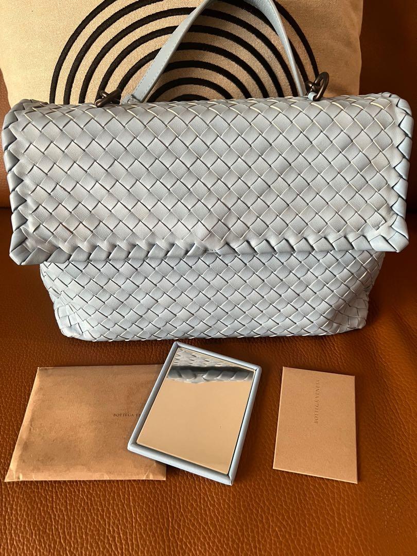 Bottega Veneta Medium Olimpia baby blue Women s Fashion Bags Wallets Shoulder Bags on Carousell