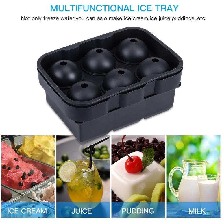 12 Cavity Hexagon Silicone Ice Cube Cream Tray Mold DIY Popsicle Mould with Lid