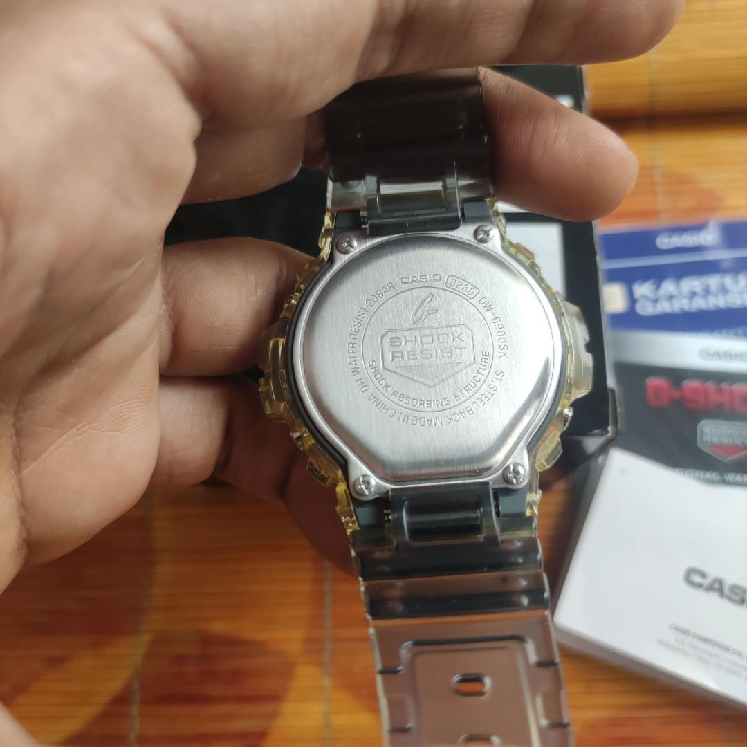Casio Gshock G Shock DW 6900 Original Fullset, Fesyen Pria, Jam Tangan di  Carousell