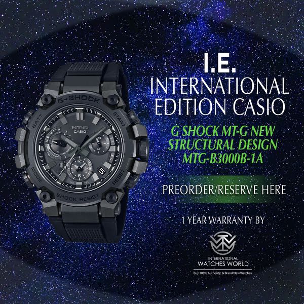 Casio International Edition G Shock Newly Developed Mtg Gray With Urethane Band Mtg 000b 1a Men S Fashion Watches Accessories Watches On Carousell