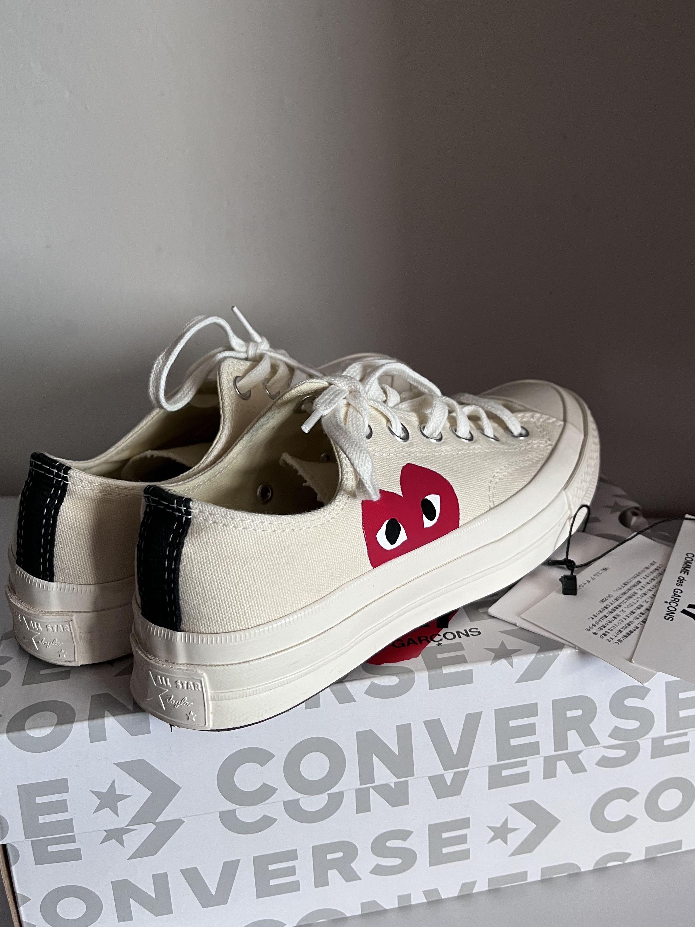 CDG X Converse Women s Fashion Footwear Sneakers on Carousell