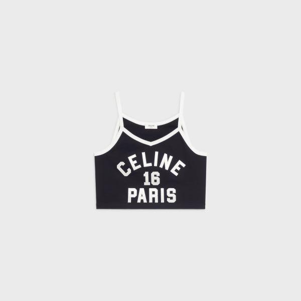 Celine crop top, Luxury, Apparel on Carousell