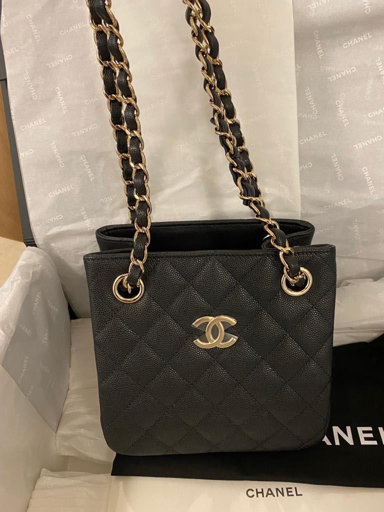 Chanel Black 2022 Small Bucket Bag