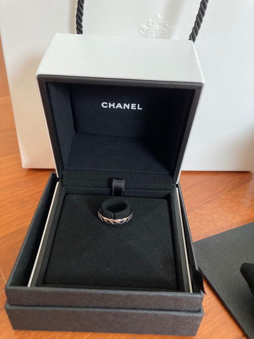 CHANEL COCO CRUSH MINI RING IN 18K WHITE GOLD #50, Women's Fashion ...