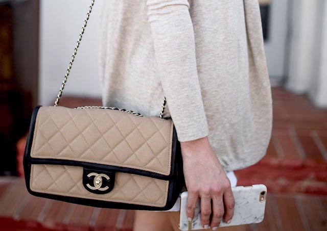 Chanel 2 tone bag shop