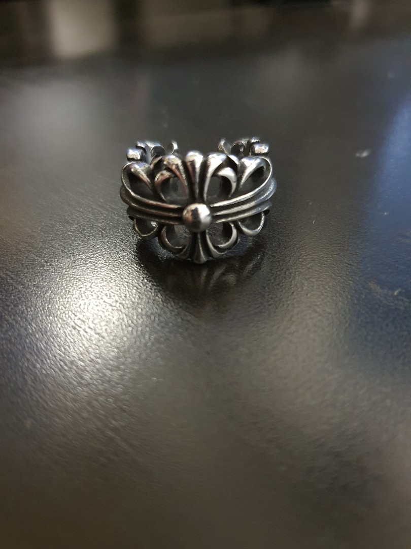 Chrome hearts top floral ring