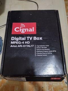 Cignal digital tv box