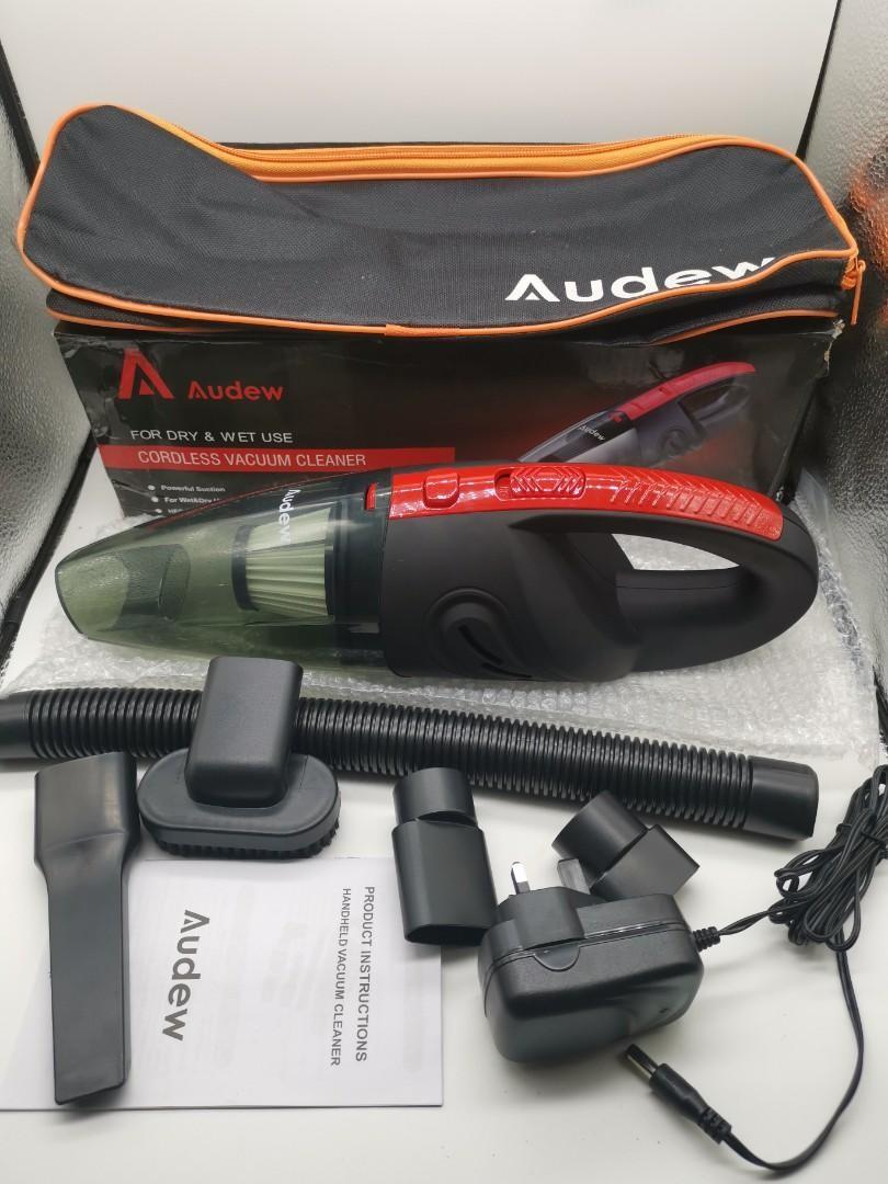 Clearance Sale Audew 5000PA Cordless Handheld Rechargeable Wet/Dry Vacuum for Car and Home, TV