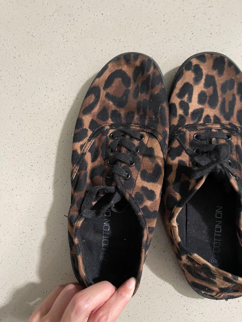 leopard sneaker shoes