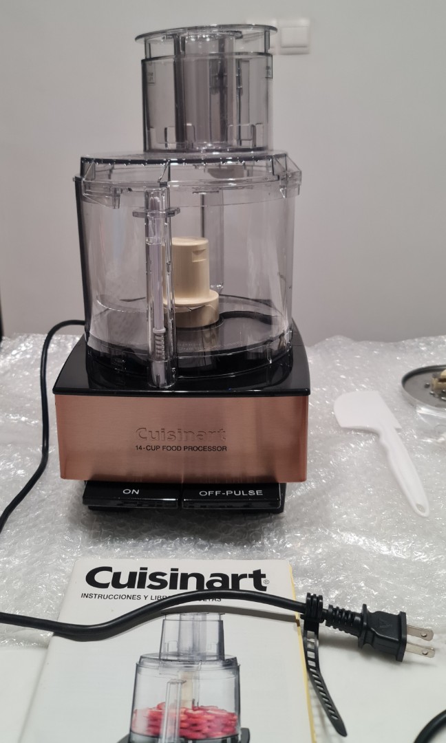 cuisinart 14 cup food processor copper