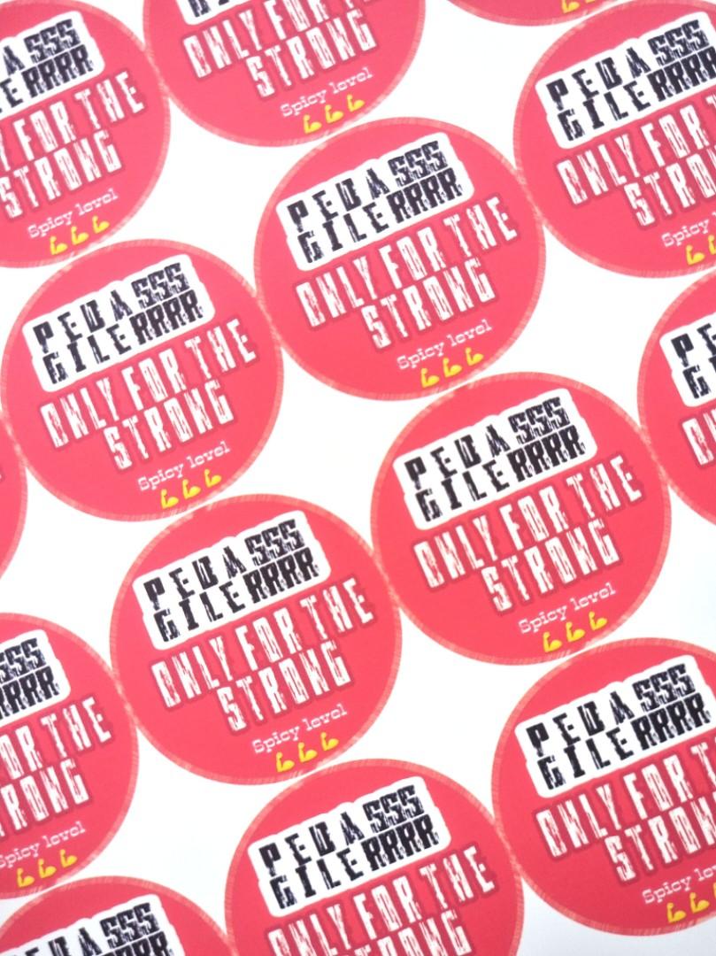 [ORDERS CLOSED]Sticker printing services ; Customised stickers/logo ...